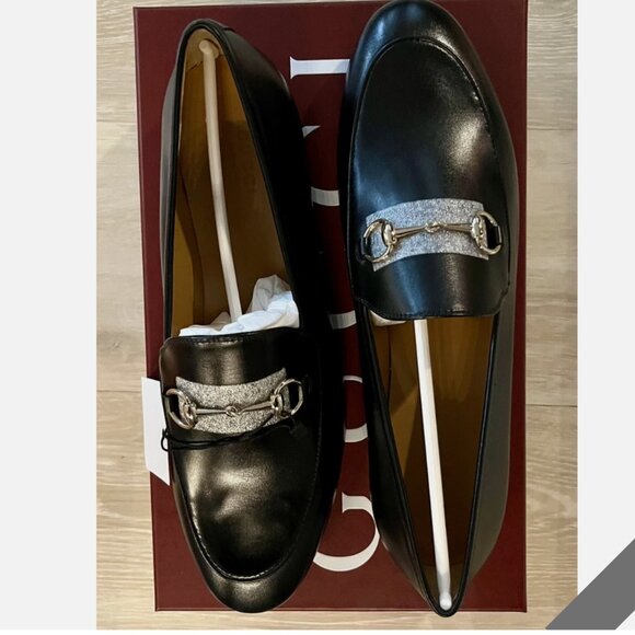 Gucci Jordann Horsebit Loafer Size 40, Black Leather - Picture 2 of 4